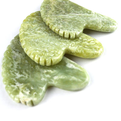 2024 Φτάνει Φυσικό Σχήμα Καρδιάς Xiuyan Jade Gua Sha Scraping Board Το απόλυτο εργαλείο μασάζ για την χαλάρωση ολόκληρου του σώματος