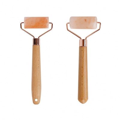 16.5*6.4*2.3cm Φυσικό Himalayan Rock Salt Jade Face Roller για το Face Lifting και την αφαίρεση ρυτίδων