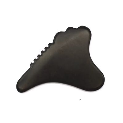 Gua Sha εργαλείο μασάζ προσώπου Bian Stone οικολογικά φιλικό πρόσωπο 105 * 77mm 114 * 74mm 2 PCS AKBS-030 για το προσώπου λεμφική αποστράγγιση