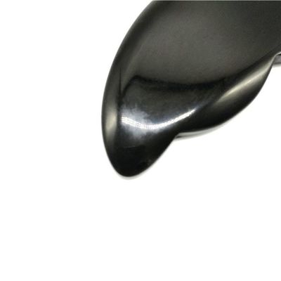 Μασάζ προσώπου και ξύσιμο σώματος 9.5*5*0.5 με μαύρη οψιδιανή πέτρα Gua Sha