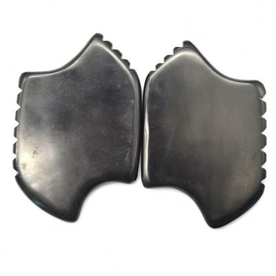 Μαύρο Bian πέτρα Gua Sha Scraping Massager Εργαλείο Σετ για το φυσικό σώμα και την απόδοση