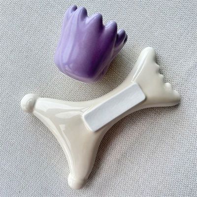 OEM/ODM X σχήμα κεραμικής Gua Sha ξύρισμα μασάζ σαλόνι ομορφιάς απαραίτητο για χαλάρωση του προσώπου