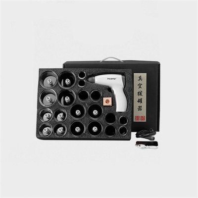 20 τεμάχια Ηλεκτρικό Vacuum Cupping Set για θεραπεία σωματικής κούπασης Εγχειρίδιο Gua Sha Εργαλεία και πλαστικές κούπες αναρρόφησης περιλαμβάνονται