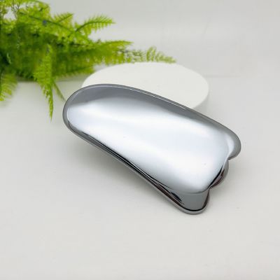 Προσαρμοσμένο λογότυπο διαθέσιμον Silver Terahertz Gua Sha Massage Scraping Tool για το Skin Spa ομορφιά προσώπου