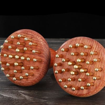 Gua Sha λειτουργία Brass Universal Meridian Μασάζ Comb Μασάζ Σώμα Βούρτσα Γλυκάδα Χαλάρωση Και Ανάπτυξη Μαλλιών Κεφαλομασάζ εργαλείο