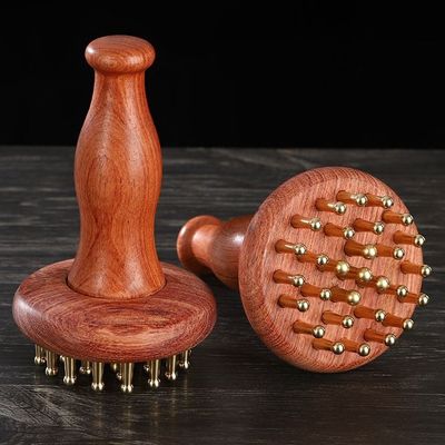 Gua Sha λειτουργία Brass Universal Meridian Μασάζ Comb Μασάζ Σώμα Βούρτσα Γλυκάδα Χαλάρωση Και Ανάπτυξη Μαλλιών Κεφαλομασάζ εργαλείο