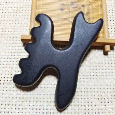 Μασάζ ποδιών Gua Sha Θεραπεία Bian πέτρα Βελονισμός Stick Παγκόσμιο Μέσο Μασάζ 112 * 12mm φυσική πέτρα