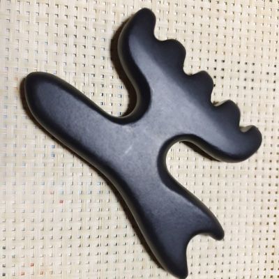 Μασάζ ποδιών Gua Sha Θεραπεία Bian πέτρα Βελονισμός Stick Παγκόσμιο Μέσο Μασάζ 112 * 12mm φυσική πέτρα