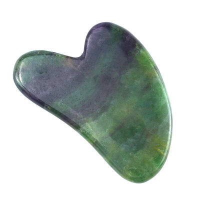 Εργαλείο μασάζ σώματος Rainbow Fluorite Stone Mineral Skin Care Μασάζ Υγείας Μασάζ Guasha Scraper Set με φυσικό νεφρίτη