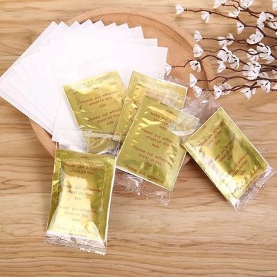 10 Pads Original Gold Detox Foot Patch Bamboo Foot Care Tool για βελτίωση του ύπνου και του δέρματος 12,5*10*4 cm
