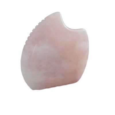 Προσαρμοσμένο λογότυπο Shell Shape Rose Quartz Gua Sha Μέσο μασάζ για μυϊκό μασάζ και φροντίδα του δέρματος Spa εξοπλισμός ομορφιάς