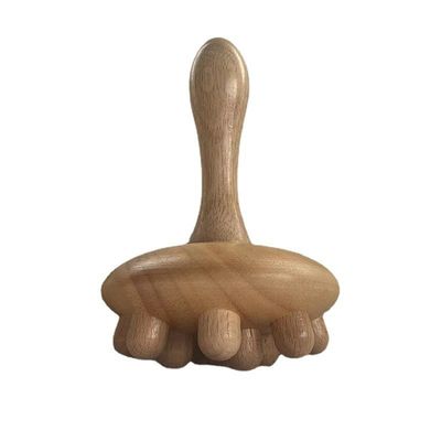 2024 Μανιτάρι Cup Body Contour Roller Λιμφατική αποστράγγιση θεραπεία Gua Sha ξύλινο μασάζ για την απόδοση