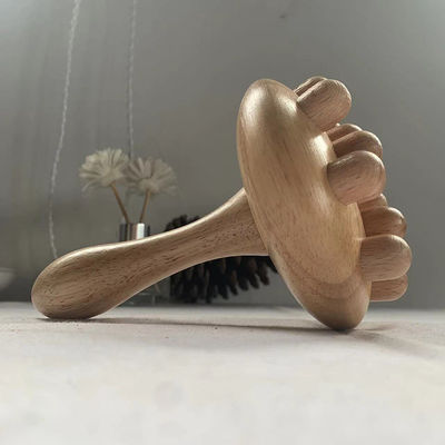 2024 Μανιτάρι Cup Body Contour Roller Λιμφατική αποστράγγιση θεραπεία Gua Sha ξύλινο μασάζ για την απόδοση