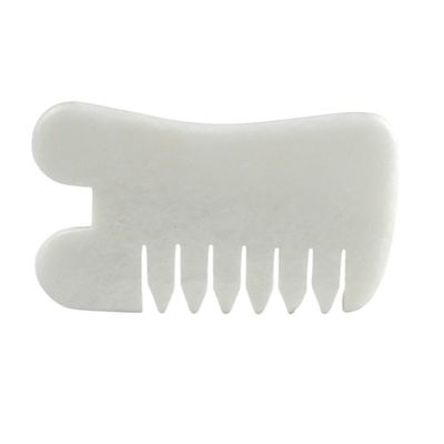 Φυσικό Xiuyan Jade Gua Sha Γκαλπ Μασάζ Χτένα Guasha Κεφαλής Μασάζ Μαλλιά Υγεία Σαλόνι ομορφιάς εργαλείο για μυϊκό μασάζ