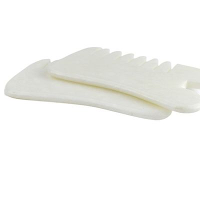 Φυσικό Xiuyan Jade Gua Sha Γκαλπ Μασάζ Χτένα Guasha Κεφαλής Μασάζ Μαλλιά Υγεία Σαλόνι ομορφιάς εργαλείο για μυϊκό μασάζ