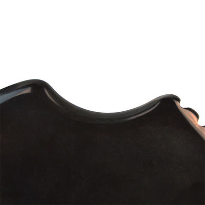 Προσαρμοσμένο λογότυπο Sawtooth Black Bian Stone Body Facial Massage Guasha Board για το 2024 Έρχονται και Προσαρμοσμένο λογότυπο διαθέσιμο