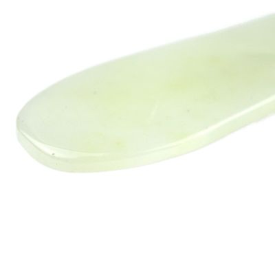 Μασάζ σώματος Ιδιότητες Μασάζ Xiuyan Jade ψάρι σχήμα Gua Sha Πρόσωπο Προστασία του δέρματος εργαλείο Αντιγήρανση Guasha Face Tool