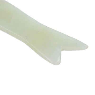 Μασάζ σώματος Ιδιότητες Μασάζ Xiuyan Jade ψάρι σχήμα Gua Sha Πρόσωπο Προστασία του δέρματος εργαλείο Αντιγήρανση Guasha Face Tool