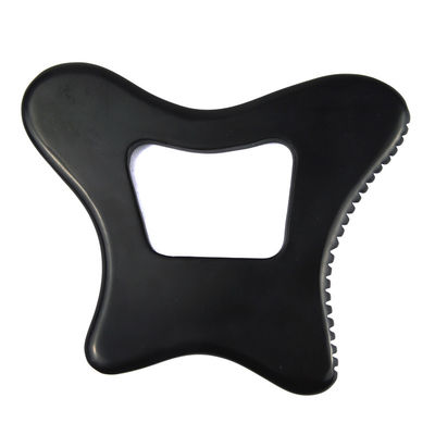 Προσαρμοσμένο λογότυπο Guasha Stone Black Bian Stone Gua Sha Μέσο μασάζ για χαλάρωση του σώματος και φροντίδα του δέρματος