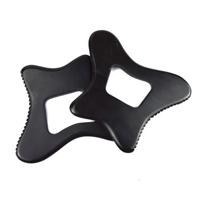 Προσαρμοσμένο λογότυπο Guasha Stone Black Bian Stone Gua Sha Μέσο μασάζ για χαλάρωση του σώματος και φροντίδα του δέρματος