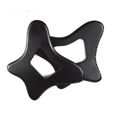 Προσαρμοσμένο λογότυπο Guasha Stone Black Bian Stone Gua Sha Μέσο μασάζ για χαλάρωση του σώματος και φροντίδα του δέρματος