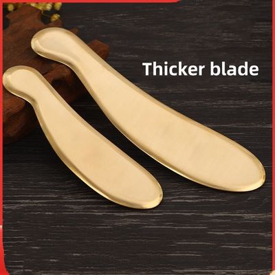 Φυσικό Χαλκό Gua Sha Scraping Board Guasha Facial Spa Massager Meridian Massage Skincare Beauty Tool για τους μύες του σώματος