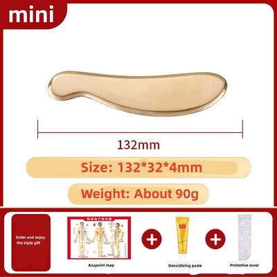 Φυσικό Χαλκό Gua Sha Scraping Board Guasha Facial Spa Massager Meridian Massage Skincare Beauty Tool για τους μύες του σώματος