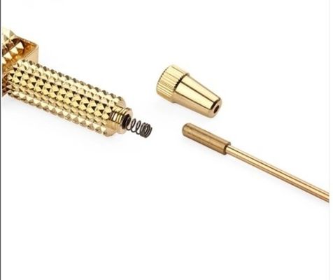 Εξοπλισμός Μασάζ Σώματος Spikey Brass Εγχειρίδιο Ακουπρεσούρα Ρεφλεξολογία Stick για την υγεία και το μασάζ των ιστών
