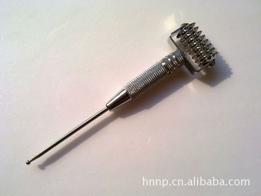 Εξοπλισμός Μασάζ Σώματος Spikey Brass Εγχειρίδιο Ακουπρεσούρα Ρεφλεξολογία Stick για την υγεία και το μασάζ των ιστών