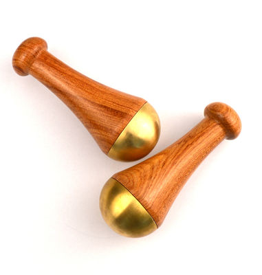 Μασάζ Σώματος Χειροκίνητο Kansa Wands Brass Gua Sha Μασάζ Stick με εξατομικευμένο λογότυπο