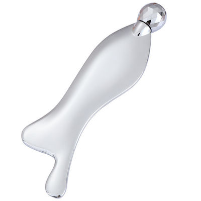 Μασάζ προσώπου Σπα Σίλβερ Ζινκ Alloy Gua Sha Scraping Board για Meridian Acupoint Μασάζ Φροντίδα του δέρματος εργαλείο καλλυντικού σαλονιού