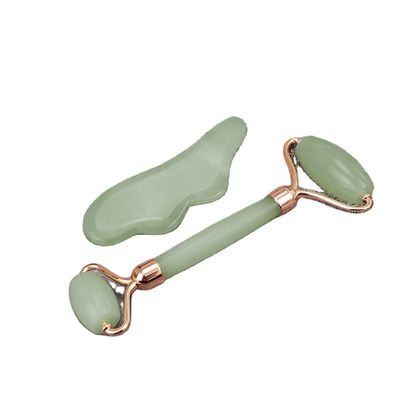 Εργαλεία μασάζ Xiuyan Jade 100% φυσικό διπλό πλευρικό ρολόι προσώπου από πέτρα jade για την τόνωση της ροής του αίματος και την ανακούφιση από το άγχος