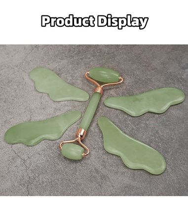 Εργαλεία μασάζ Xiuyan Jade 100% φυσικό διπλό πλευρικό ρολόι προσώπου από πέτρα jade για την τόνωση της ροής του αίματος και την ανακούφιση από το άγχος