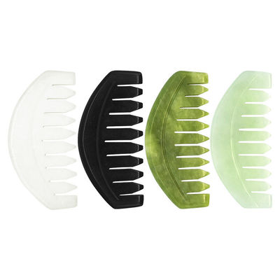 2023 Custom Logo Availabled Jade Comb Gua Sha Scraping Tool για τη φροντίδα του τριχωτού της κεφαλής και των μυών του σώματος