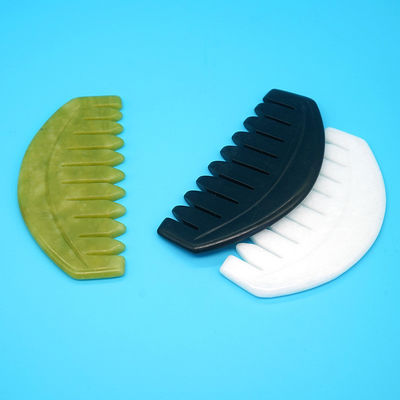 2023 Custom Logo Availabled Jade Comb Gua Sha Scraping Tool για τη φροντίδα του τριχωτού της κεφαλής και των μυών του σώματος