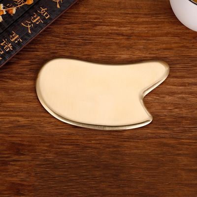 Αποτελεσματικό και μυϊκό μασάζ Brass Guasha Scraping Massage Board Metal Brass Guasha για μασάζ φροντίδας του δέρματος 2024