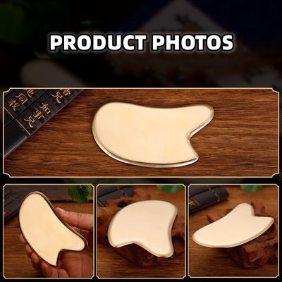 Αποτελεσματικό και μυϊκό μασάζ Brass Guasha Scraping Massage Board Metal Brass Guasha για μασάζ φροντίδας του δέρματος 2024