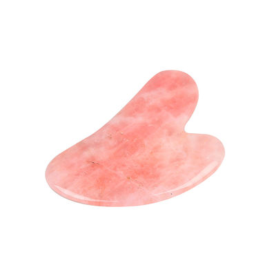 OEM ODM Pink Quartz Gua Sha Set Top Seller Προϊόν ομορφιάς με ροζ μασάζ προσώπου και εργαλείο ξύρισμα μασάζ