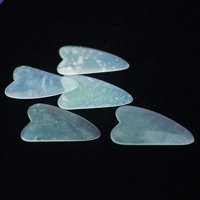 Καθαρισμός προσώπου Thin Xiuyan Jade Gua Sha Board Guasha Face Body Massage Tool Για μασάζ μυών ολόκληρου του σώματος στο σαλόνι ομορφιάς