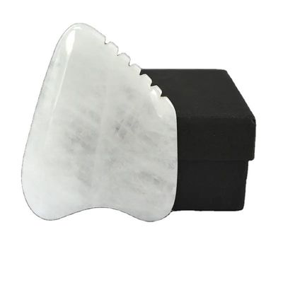 Μασάζ σώματος Gua Sha Πρόσωπο Scraping Board Λευκό jade πέτρα Guasha εργαλείο για το πρόσωπο και SPA Υλικό μασάζ βελονισμού