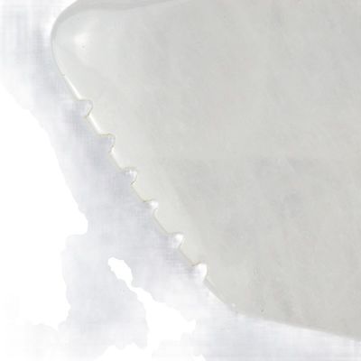 Μασάζ σώματος Gua Sha Πρόσωπο Scraping Board Λευκό jade πέτρα Guasha εργαλείο για το πρόσωπο και SPA Υλικό μασάζ βελονισμού