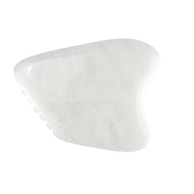 Μασάζ σώματος Gua Sha Πρόσωπο Scraping Board Λευκό jade πέτρα Guasha εργαλείο για το πρόσωπο και SPA Υλικό μασάζ βελονισμού