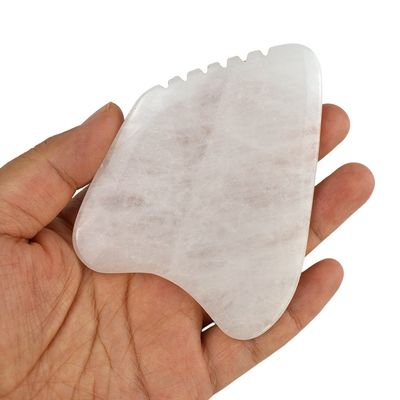 Μασάζ σώματος Gua Sha Πρόσωπο Scraping Board Λευκό jade πέτρα Guasha εργαλείο για το πρόσωπο και SPA Υλικό μασάζ βελονισμού
