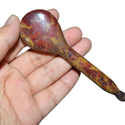 Κόκκινο μούκαϊτ νεφρίτης Gua Sha Stick για χειροκίνητο μασάζ προσώπου και αντανακλαστική πέτρα μασάζ
