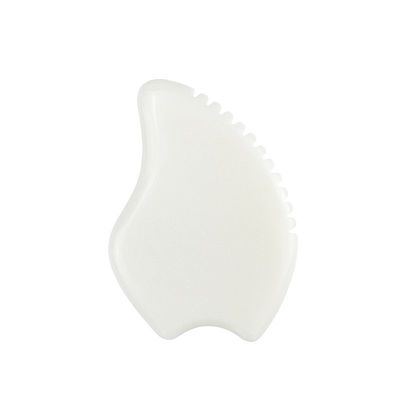 Εξοπλισμός μασάζ Μπεστ σέλερ Custom White Jade Facial Massage Εργαλεία Guasha για το πρόσωπο Jade Stone Massage Gua Sha Board
