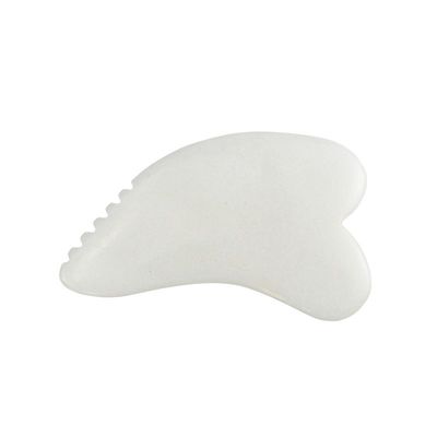 Μασάζ σώματος Gua Sha Scraping Μέσο μασάζ λευκό νεφρίτη Guasha Scraper φύση νεφρίτη πέτρα