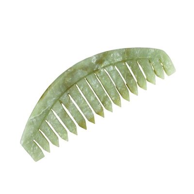 Xiuyan Jade Μασάζ Χτένα για Gua Sha ξύρισμα πρόσωπο και φροντίδα του κεφαλιού Χαλάρωση