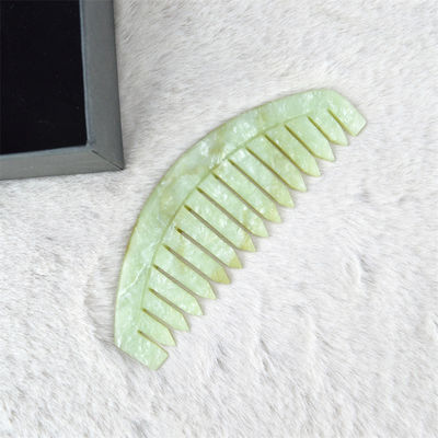Xiuyan Jade Μασάζ Χτένα για Gua Sha ξύρισμα πρόσωπο και φροντίδα του κεφαλιού Χαλάρωση