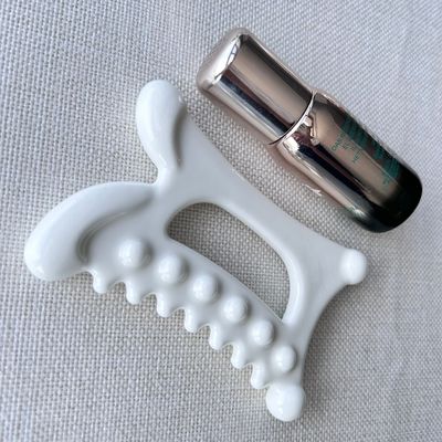 Στυλ Κεραμική Gua Sha πέτρα για μυϊκό μασάζ στο σώμα λαιμό πρόσωπο αυτοφροντίδα δέρματος σπα όλο το σώμα χαλάρωση