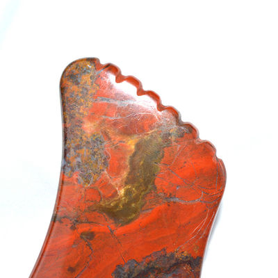 Εξοπλισμός Μασάζ Σώματος Κόκκινη Mookaite Gua Sha Scraping Board για το πρόσωπο Εργαλείο φροντίδας του δέρματος